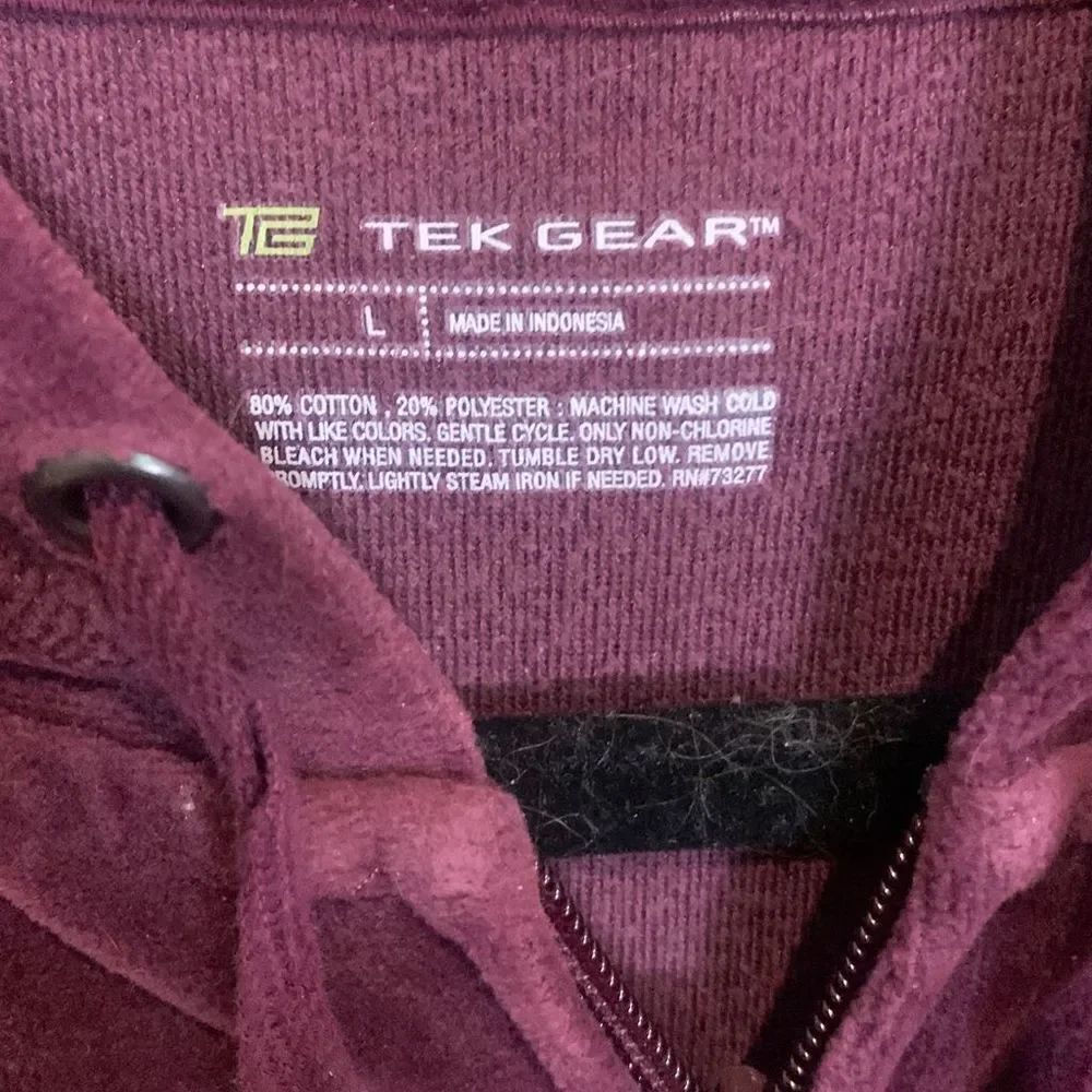 Maroon Velour Track Set - Picture 7 of 8